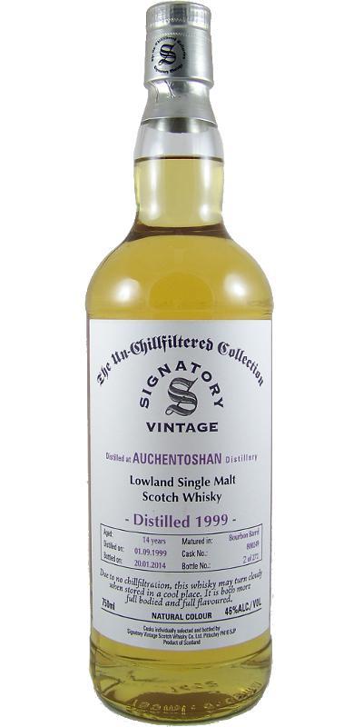Auchentoshan 1999 SV  The Un-Chillfiltered Collection