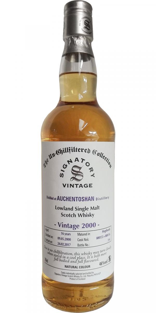 Auchentoshan 2000 SV  The Un-Chillfiltered Collection