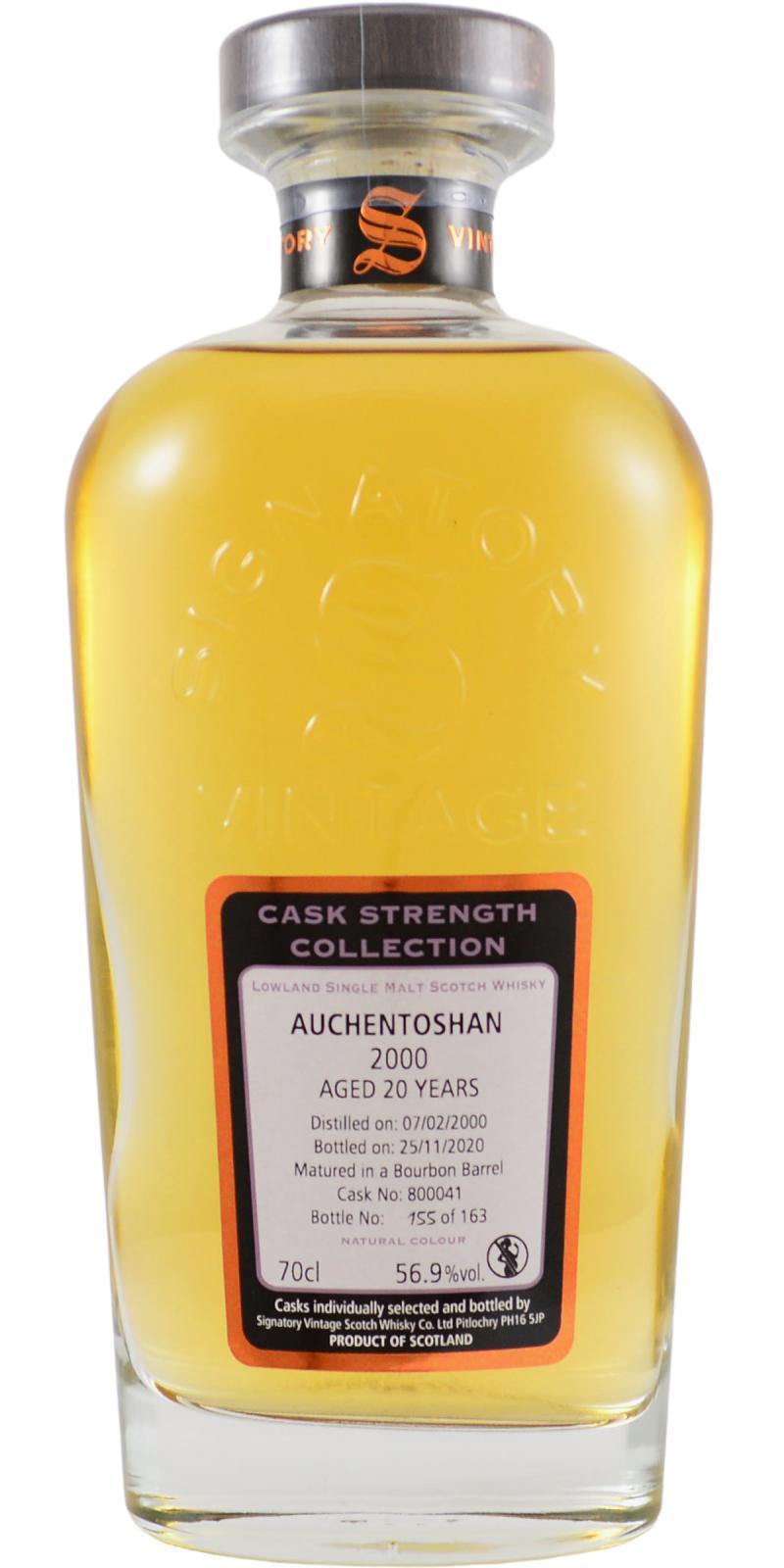 Auchentoshan 2000 SV  Cask Strength Collection
