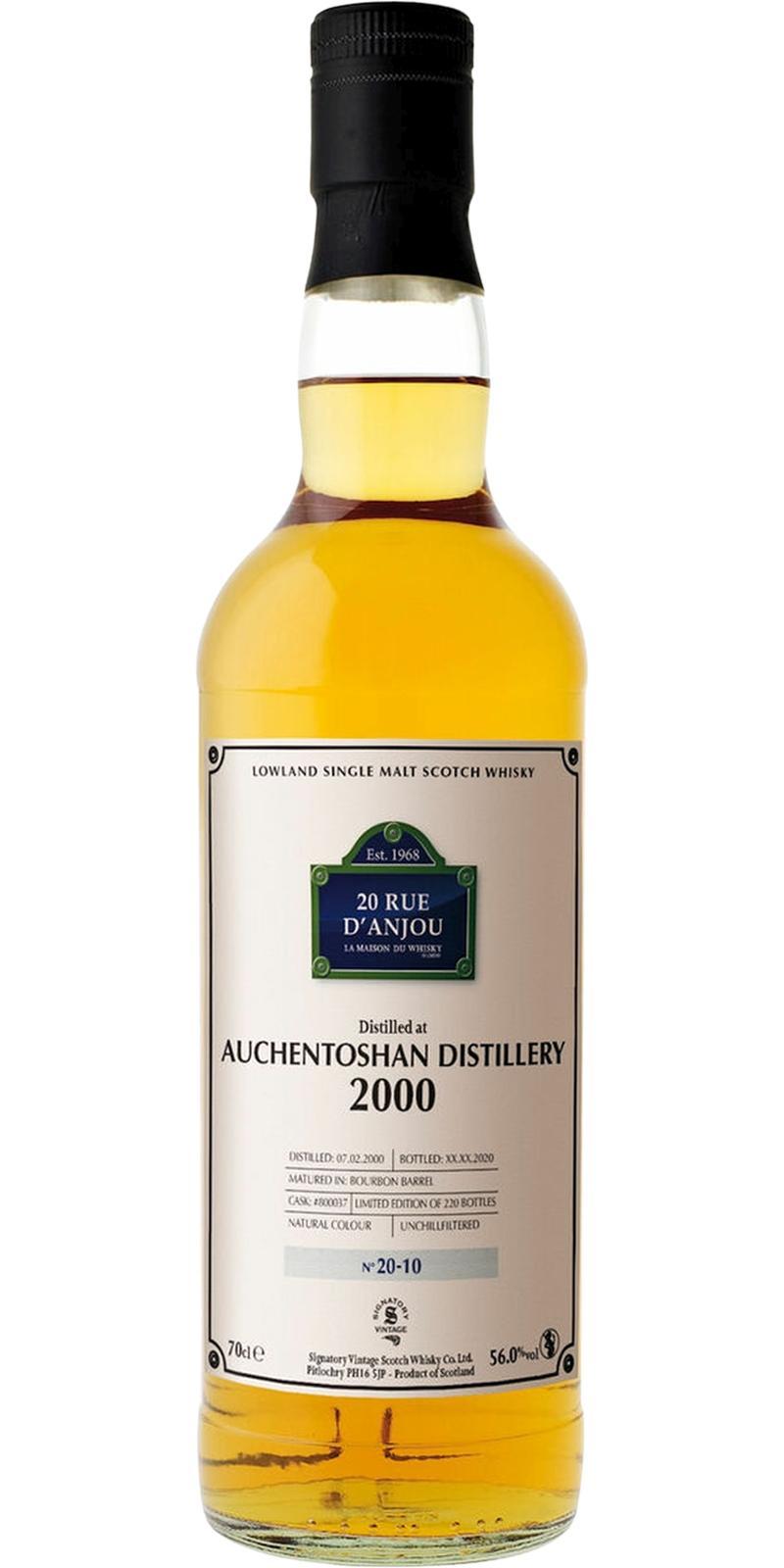 Auchentoshan 2000 SV  20 Rue d'Anjou