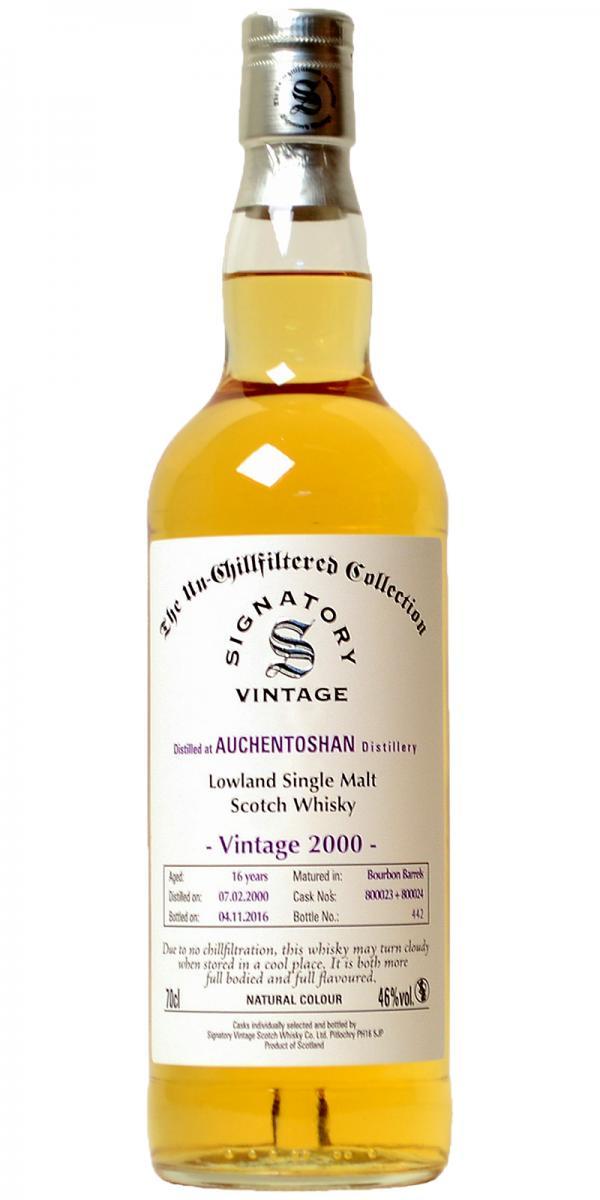 Auchentoshan 2000 SV  The Un-Chillfiltered Collection