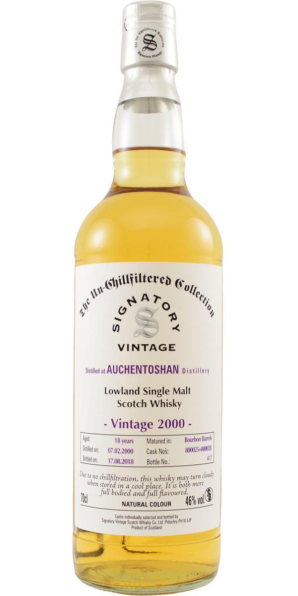 Auchentoshan 2000 SV  The Un-Chillfiltered Collection
