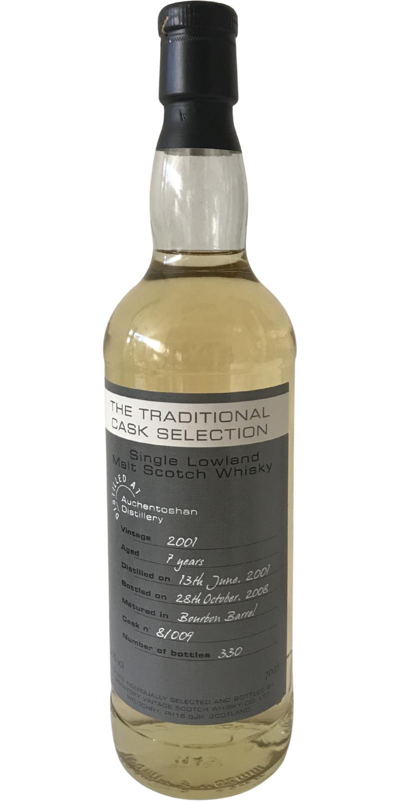 Auchentoshan 2001 SV  The traditional cask selection