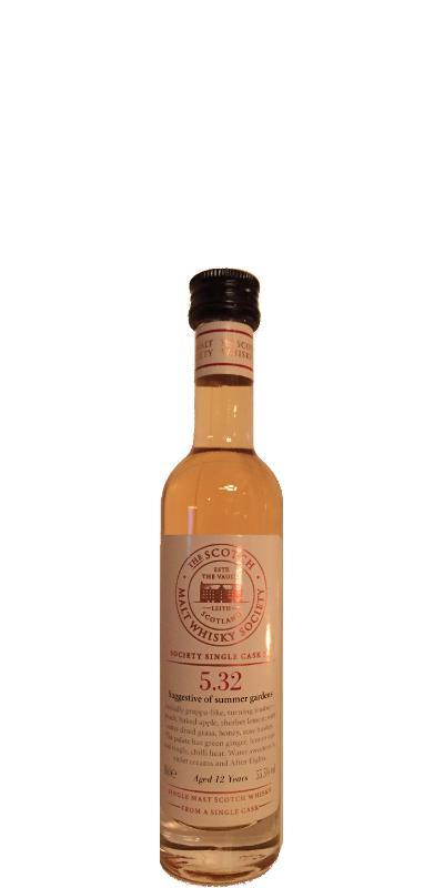 Auchentoshan 12-year-old SMWS 5.32  Suggestive of summer gardens