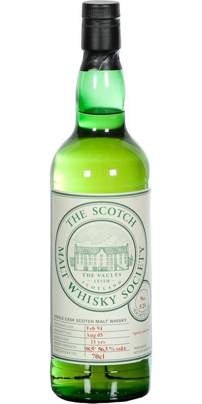 Auchentoshan 1994 SMWS 5.20  Spritzy and citric'