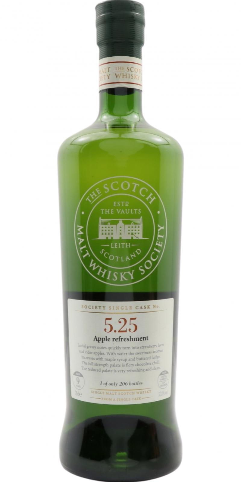 Auchentoshan 1999 SMWS 5.25  Apple refreshment