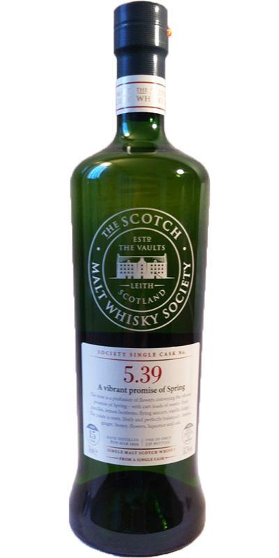 Auchentoshan 1999 SMWS 5.39  A vibrant promise of Spring