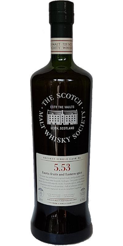 Auchentoshan 2000 SMWS 5.53  Exotic fruits and Eastern spice