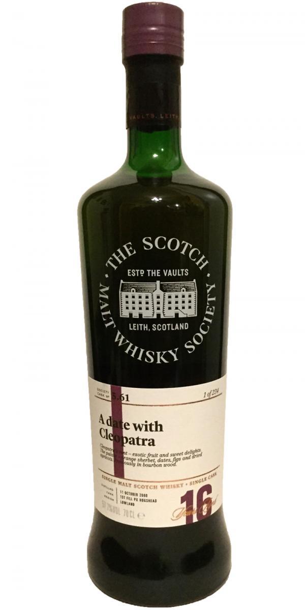 Auchentoshan 2000 SMWS 5.61  A date with Cleopatra