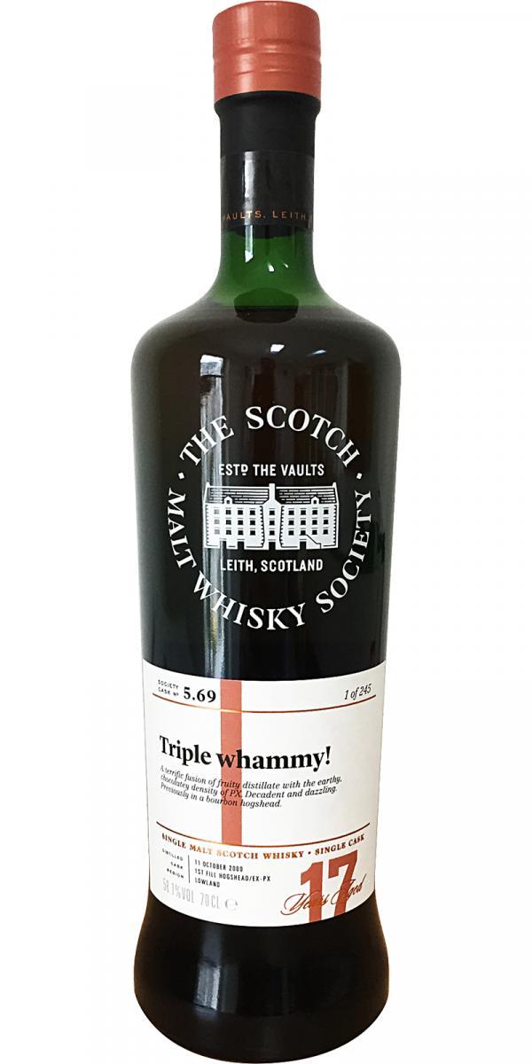 Auchentoshan 2000 SMWS 5.69  Triple whammy!