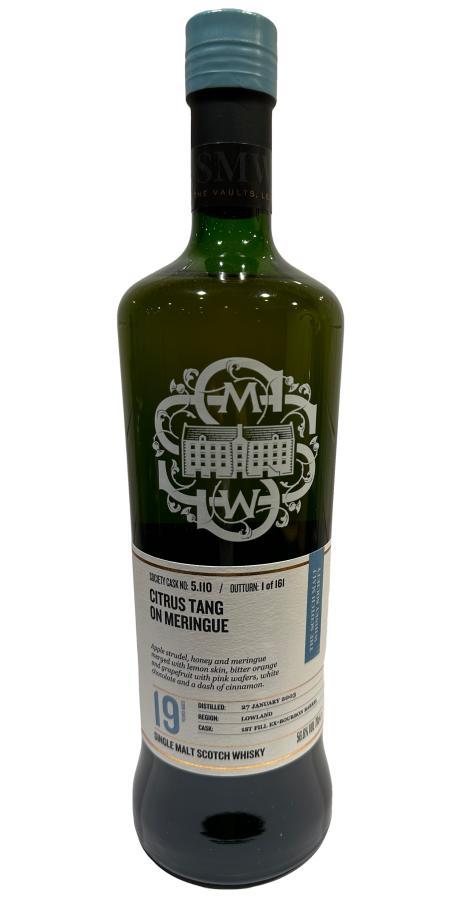 Auchentoshan 2003 SMWS 5.110  Citrus tang on meringue