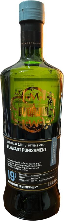 Auchentoshan 2003 SMWS 5.116  Pleasant Punishment