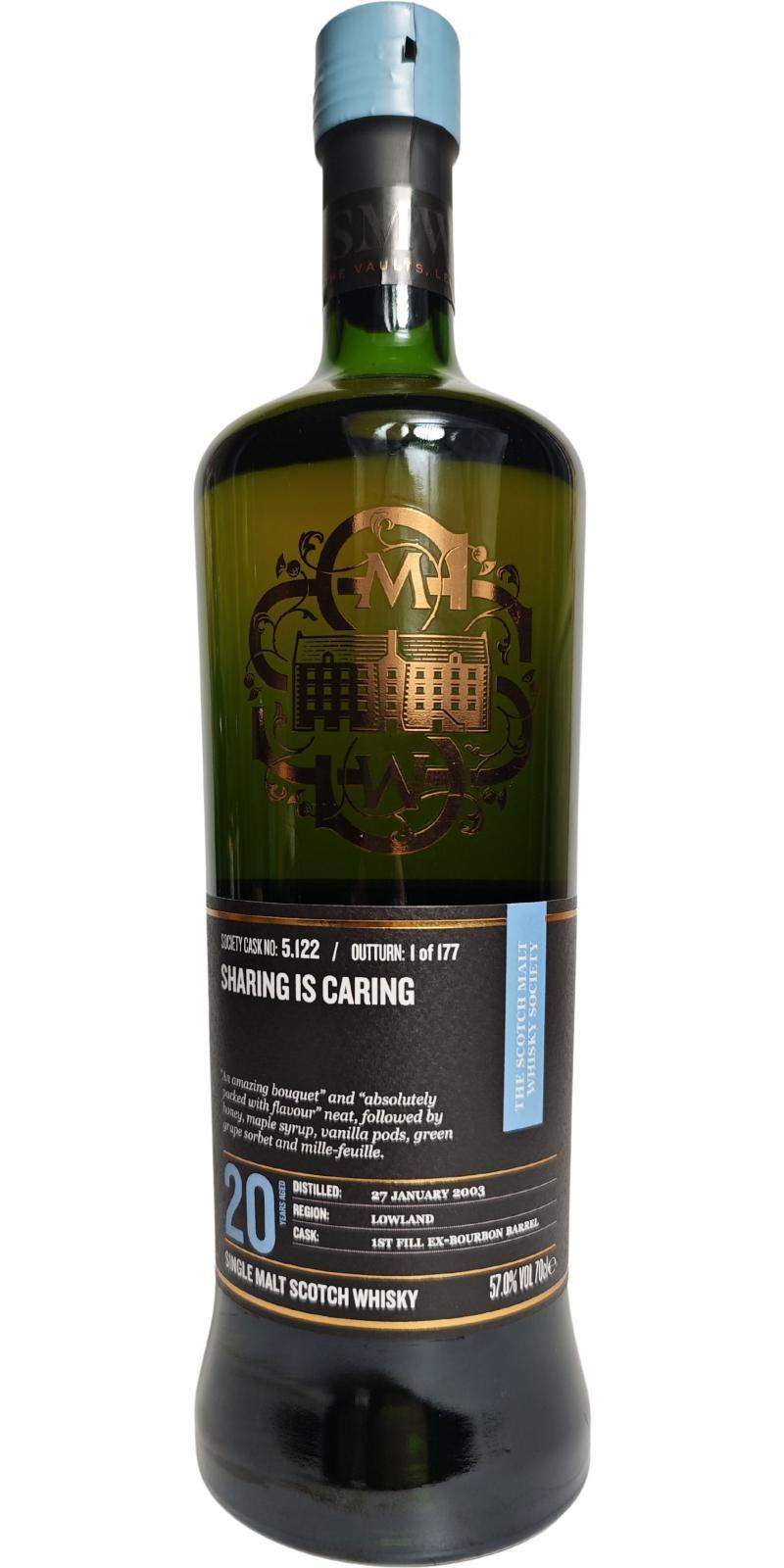 Auchentoshan 2003 SMWS 5.122  Sharing is caring