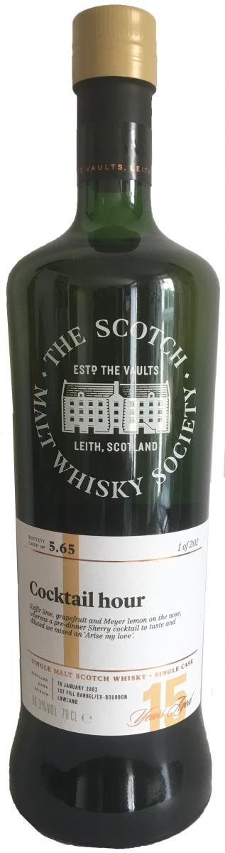Auchentoshan 2003 SMWS 5.65  Cocktail hour