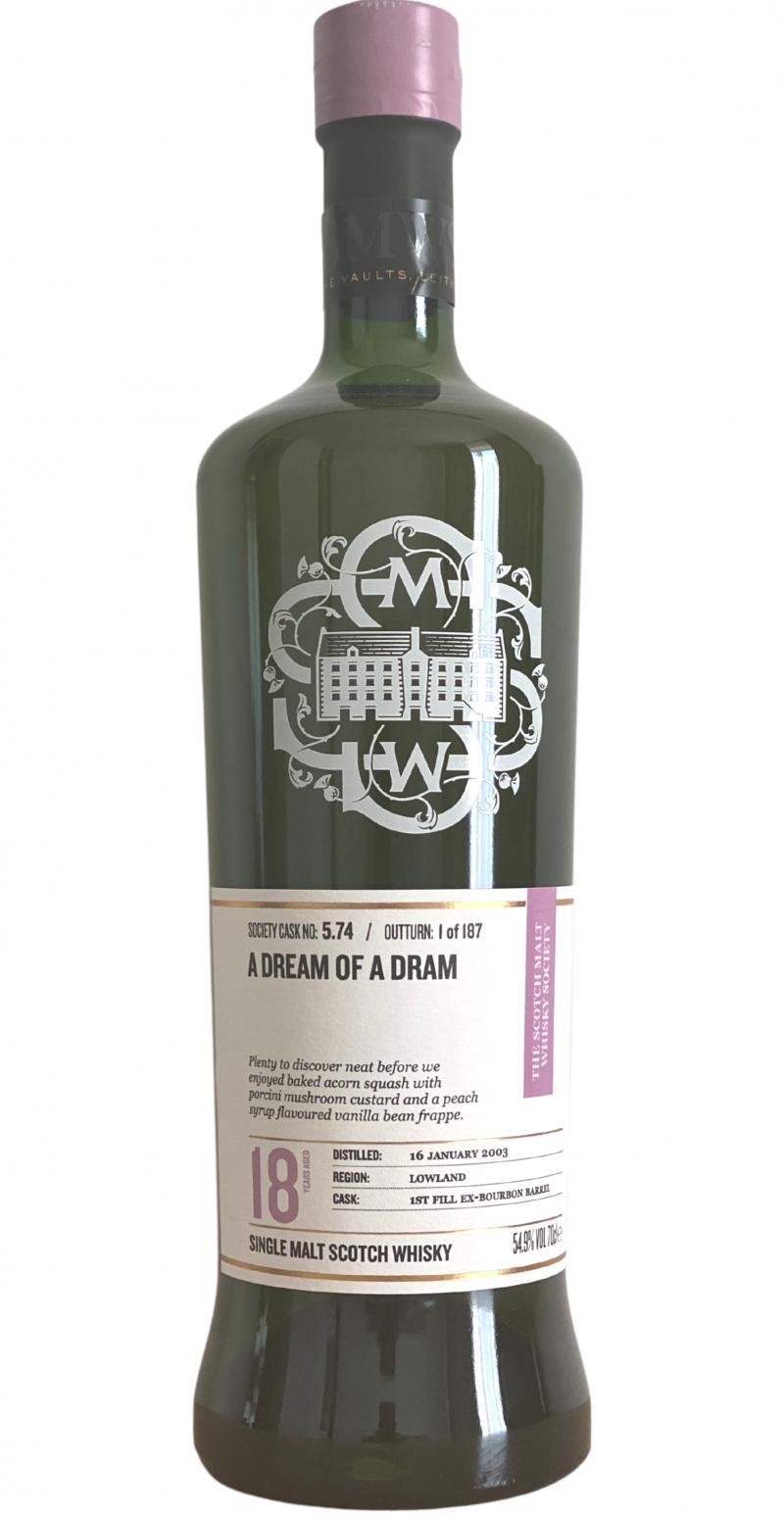 Auchentoshan 2003 SMWS 5.74  A Dream Of A Dram