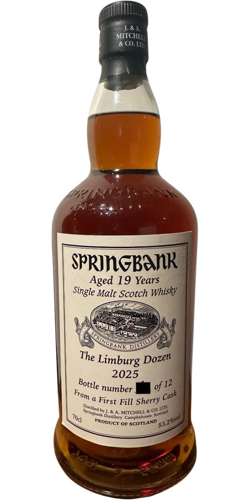 Springbank 19-year-old The Limburg Dozen