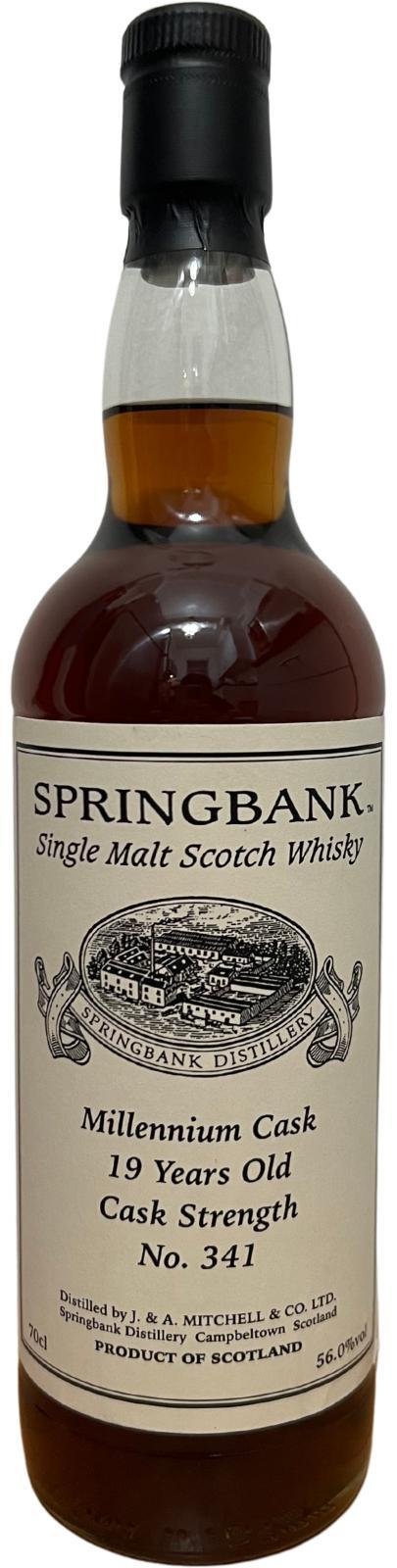 Springbank 19-year-old Millennium Cask