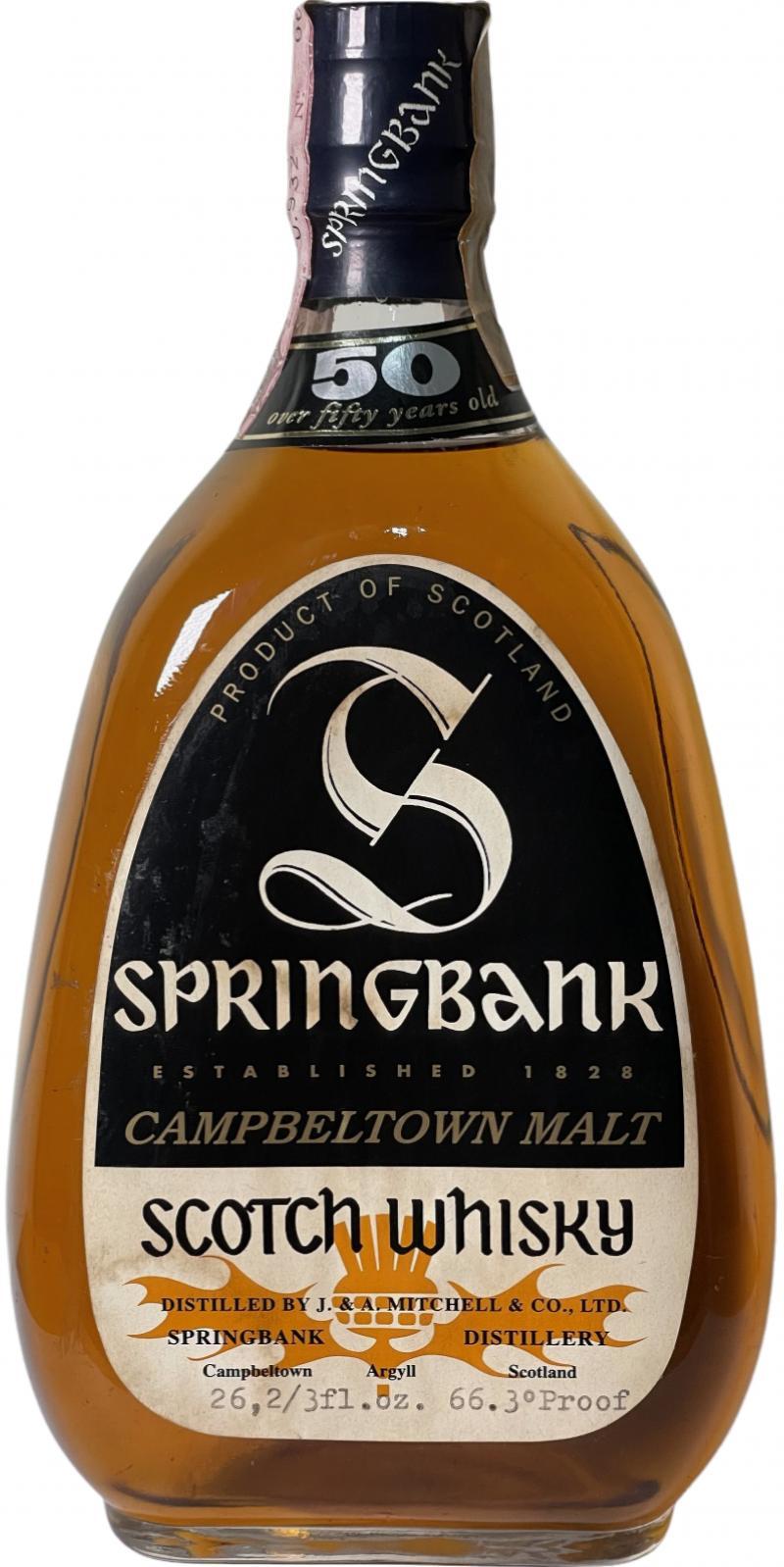 Springbank 1919 Black Label - 66.30 Proof