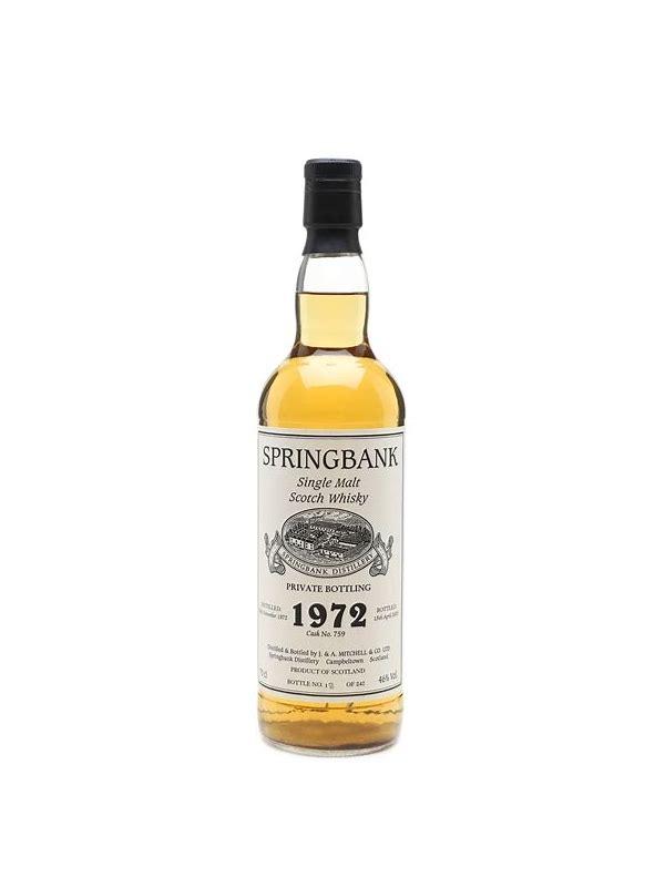 Springbank 1972 Private Bottling
