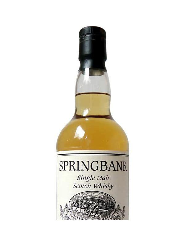 Springbank 1972 Black Label - Golden Capsule