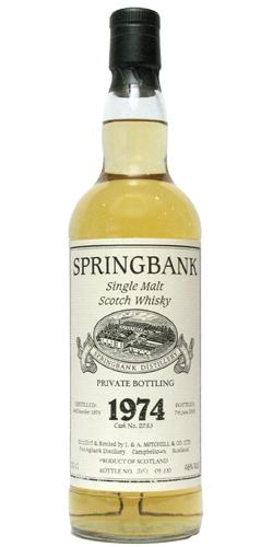 Springbank 1974 Private Bottling