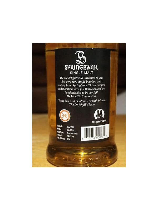 Springbank 1995 Dr Jekyll's Expression of