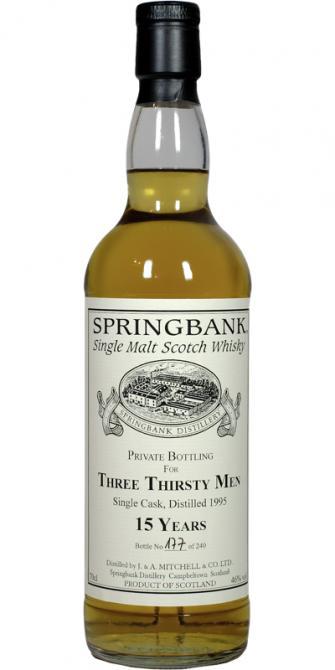 Springbank 1995 Private Bottling Three Thirsty Men