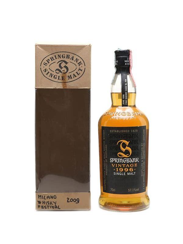 Springbank 1996 Fino Sherry Single Cask