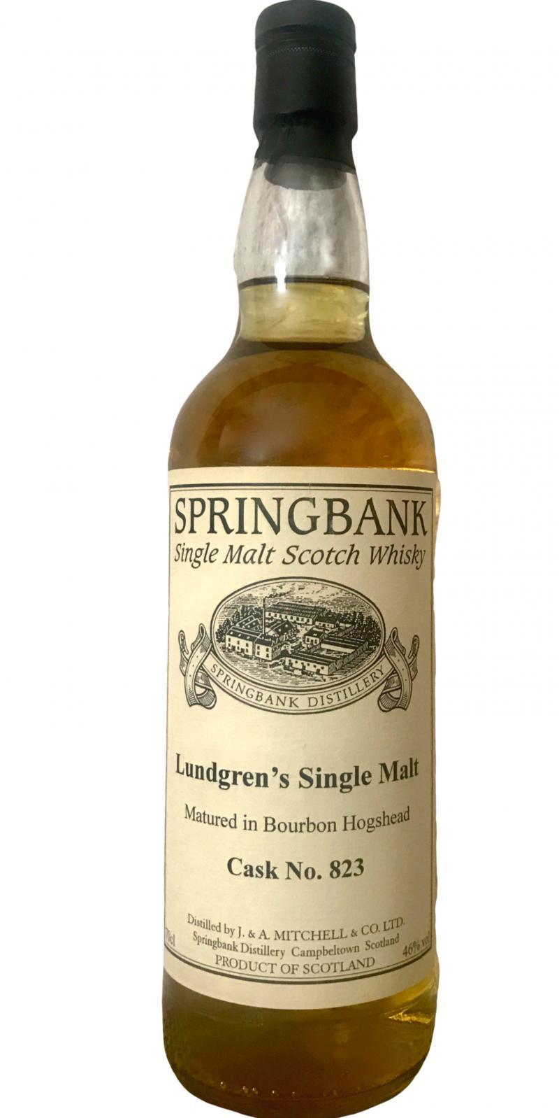 Springbank 1997 Private Bottling Lundgren's Single Malt