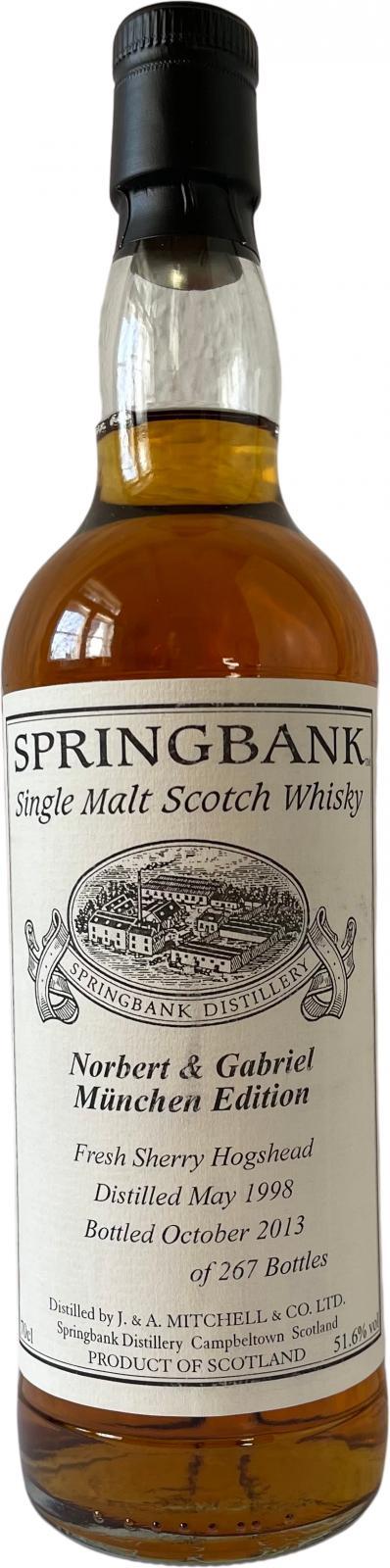 Springbank 1998 Private Bottling