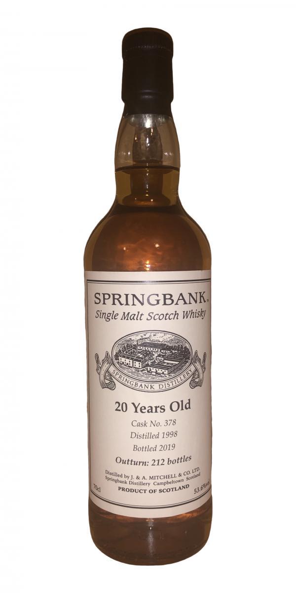 Springbank 1998 Private Bottling