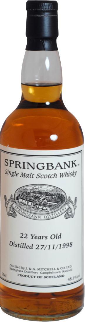 Springbank 1998 Private Bottling