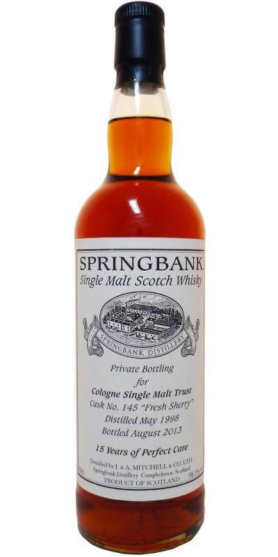 Springbank 1998 Private Bottling