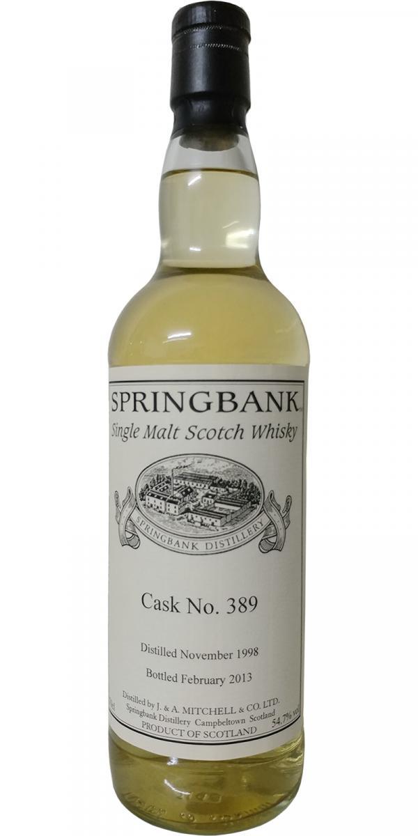 Springbank 1998 Private Bottling