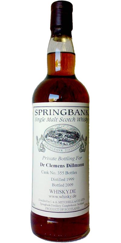 Springbank 1999 Private Bottling