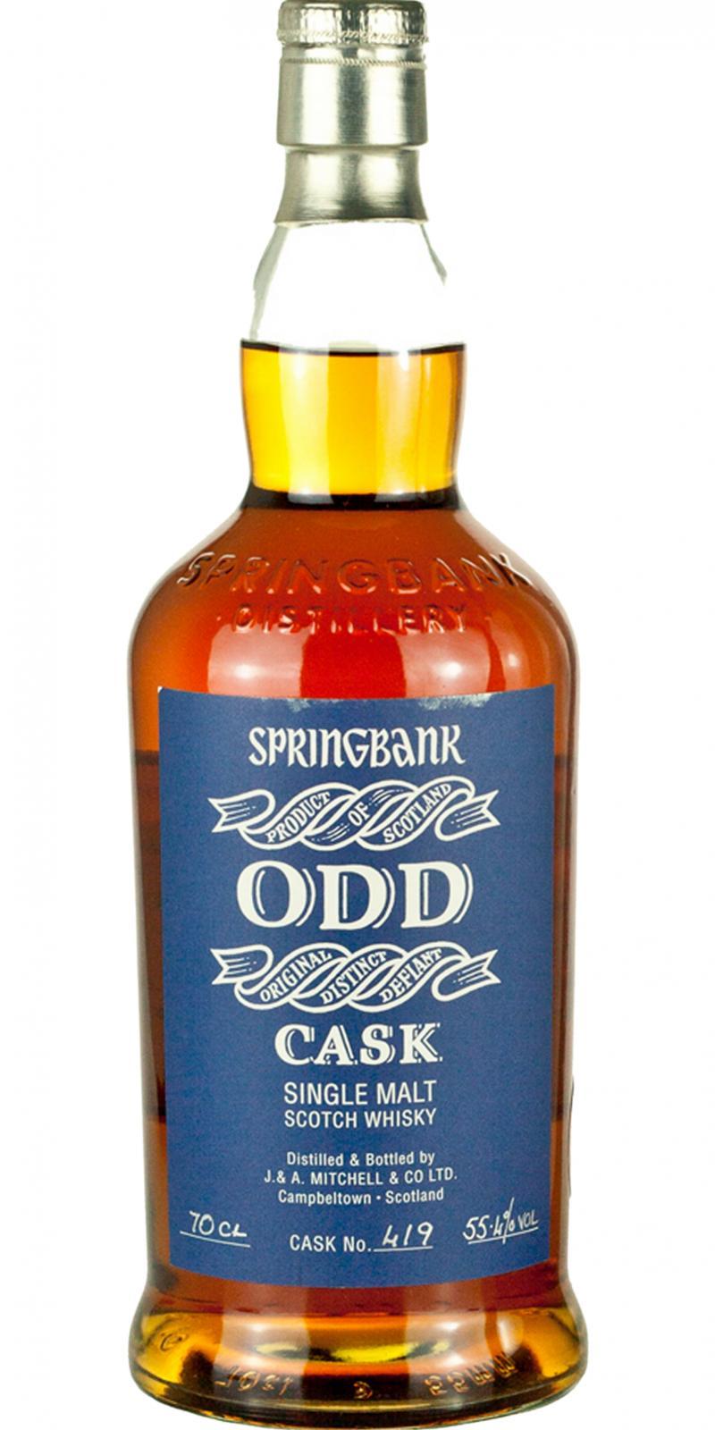 Springbank 1999 ODD Red Wine