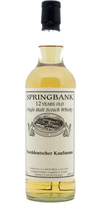 Springbank 1999 Private Bottling Norddeutscher Kaufmann