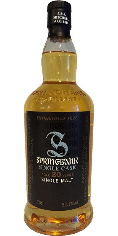 Springbank 20-year-old Single Cask