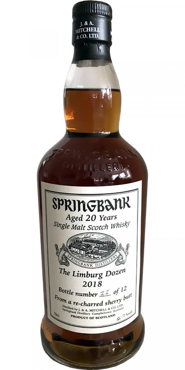 Springbank 20-year-old The Limburg Dozen