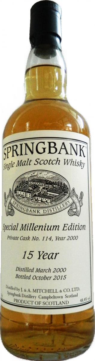Springbank 2000 Private Bottling