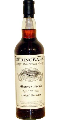 Springbank 2000 Private Bottling Michaels Whisky; Altdorf Germany