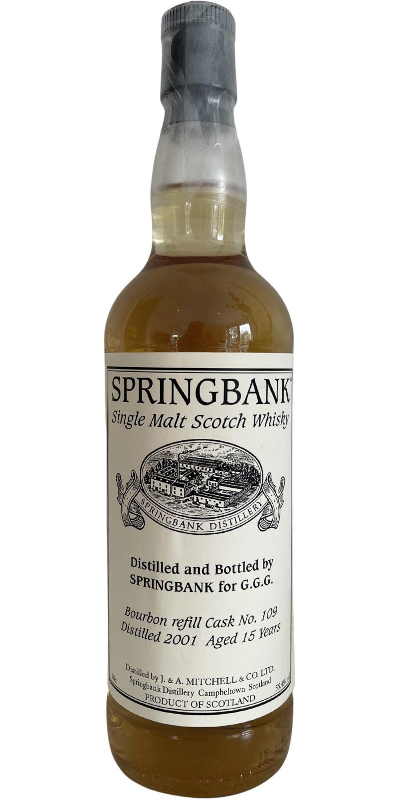 Springbank 2001 Private Bottling