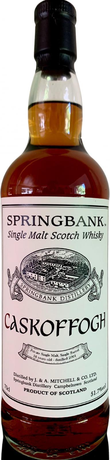 Springbank 2001 Private Bottling