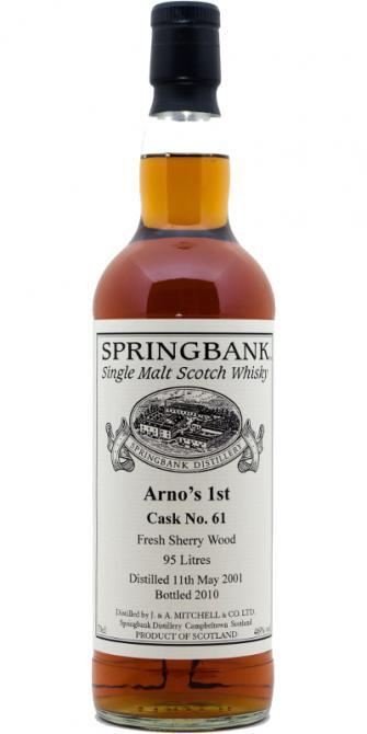 Springbank 2001 Private Bottling Arno's 1st