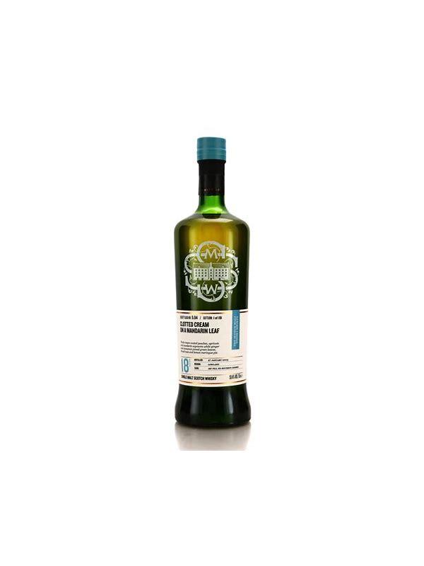 Auchentoshan 2003 SMWS 5.94  Clotted cream on a mandarin leaf