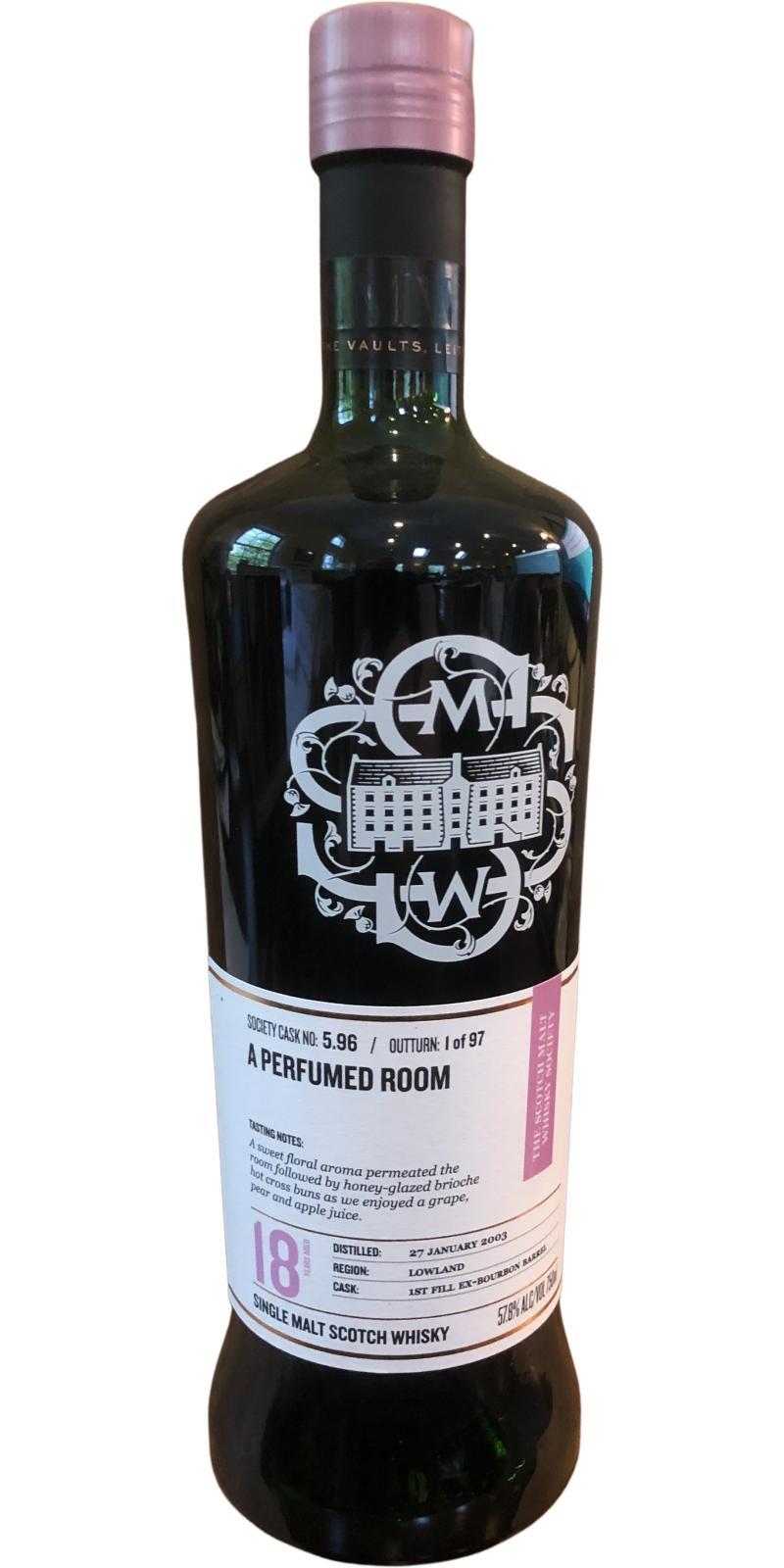 Auchentoshan 2003 SMWS 5.96  Effervescent sparkle