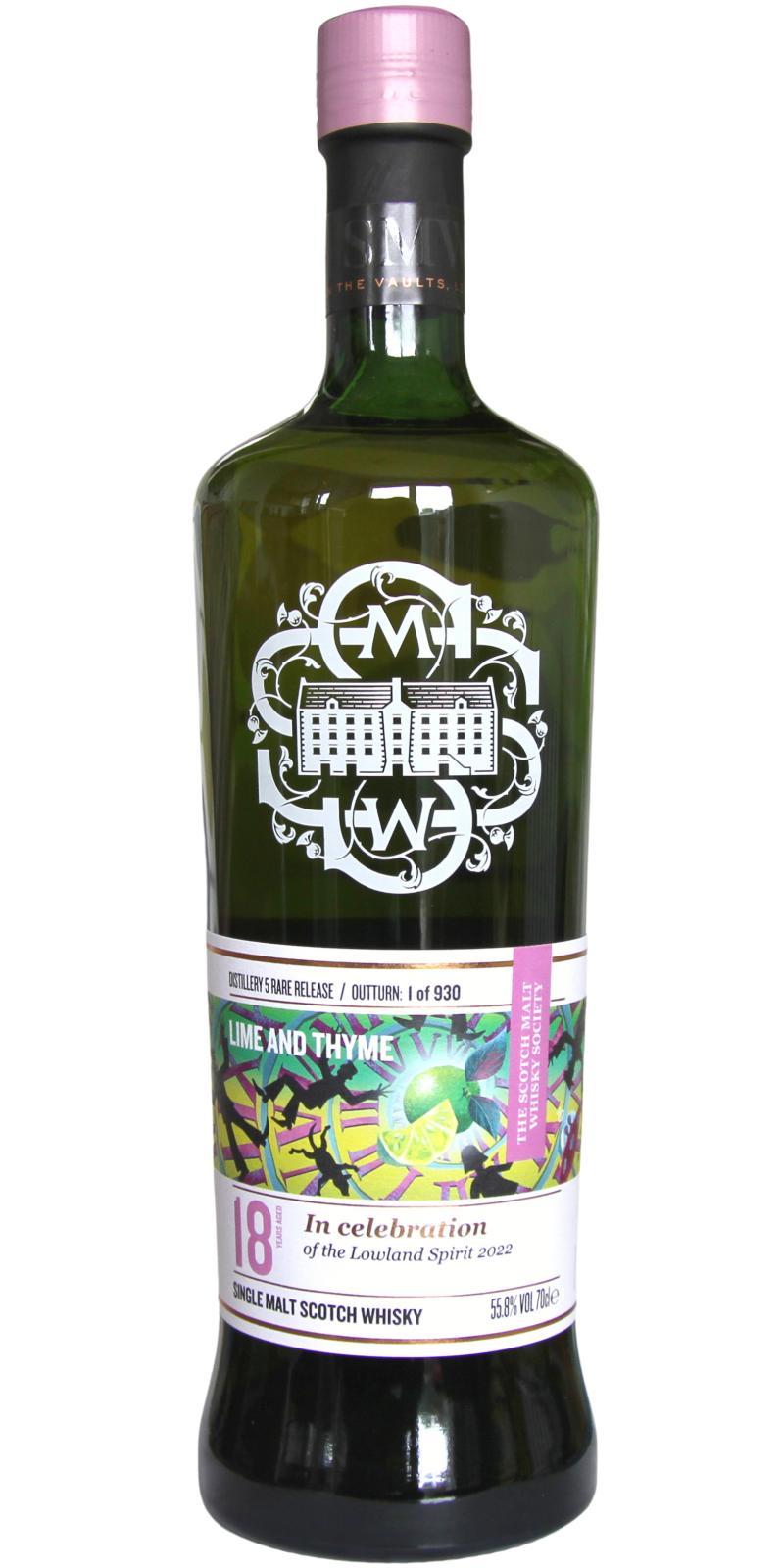 Auchentoshan SMWS Distillery 5 Rare Release  Lime and thyme