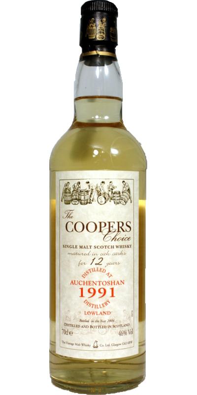 Auchentoshan 1991 VM  The Cooper's Choice