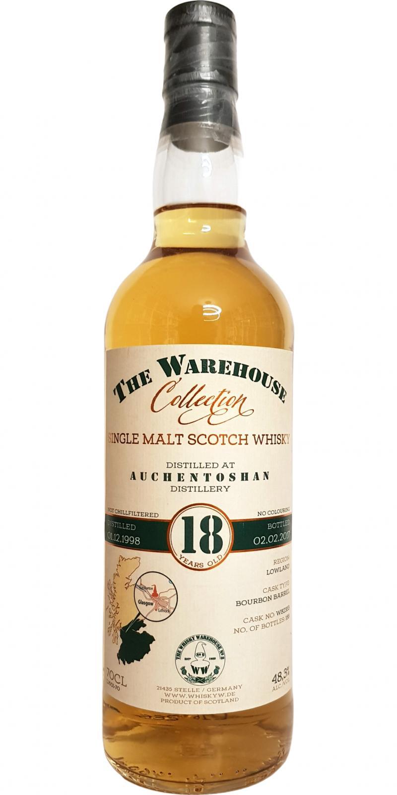 Auchentoshan 1998 WW8  The Warehouse Collection