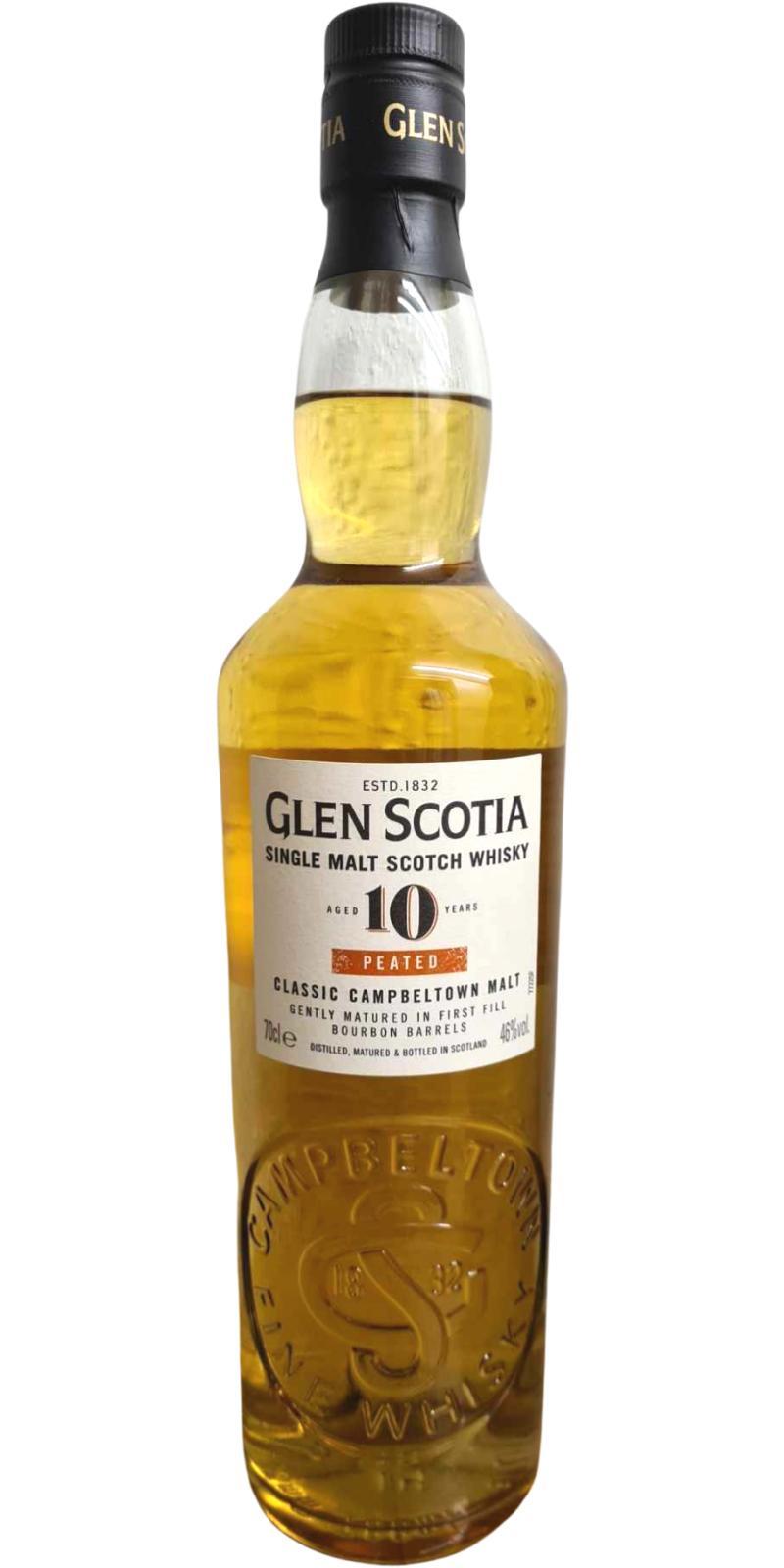 Glen Scotia 10-year-old  Peated - Classic Campbeltown Malt